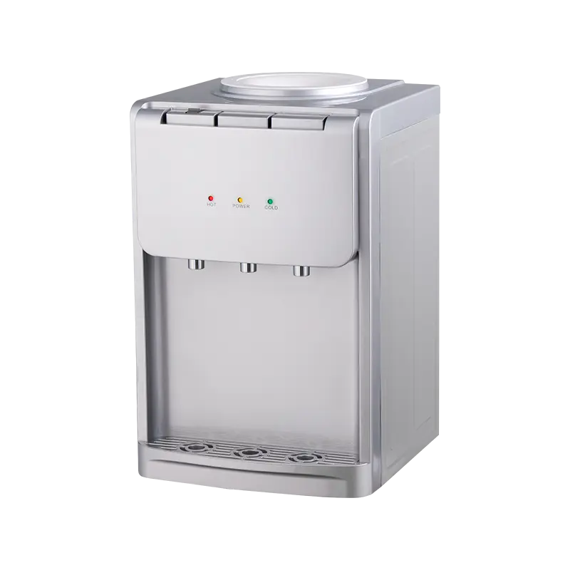 YR-2505T/YLR-2505T Distributore d'acqua da tavolo argento con caricamento dall'alto
